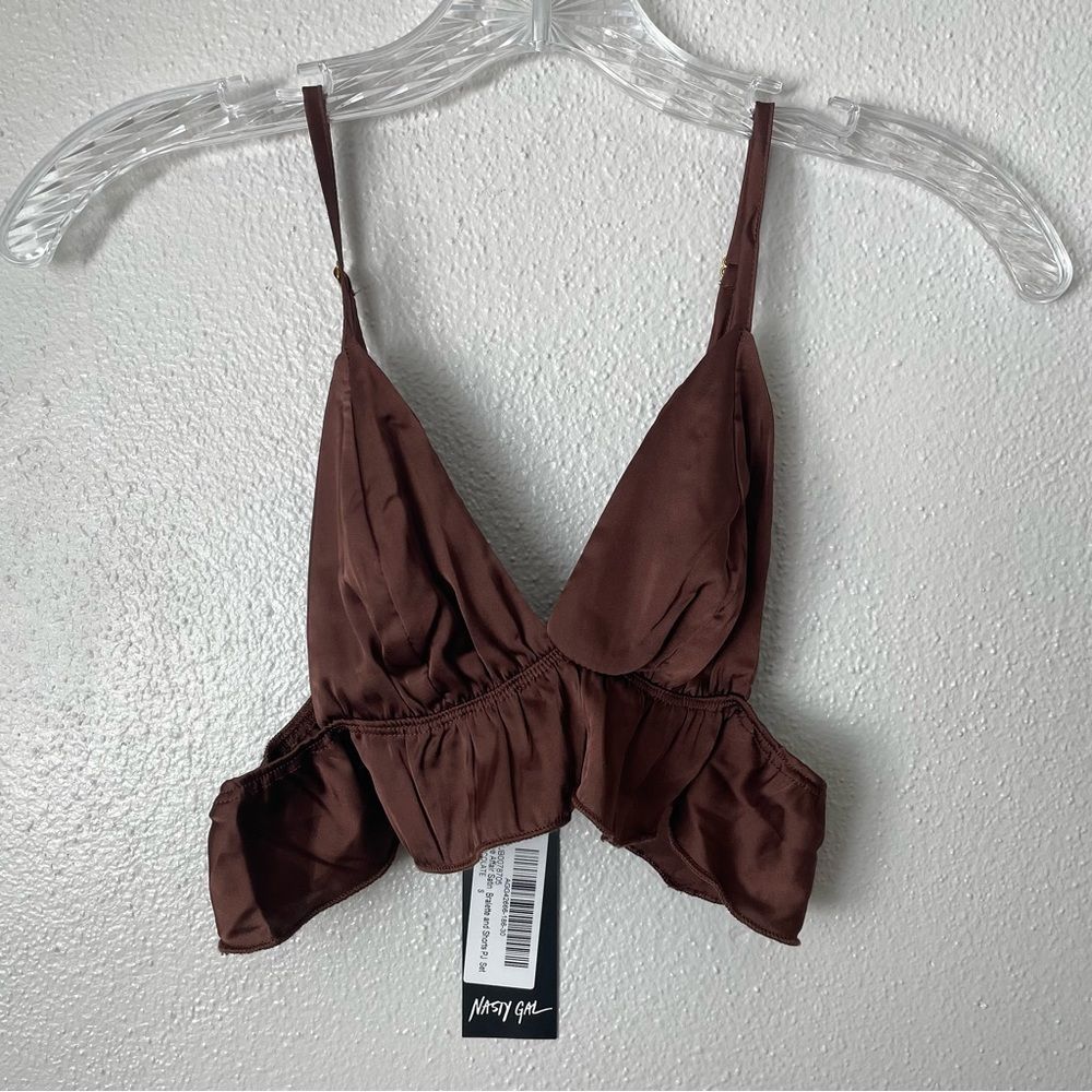 Nasty Gal Love Affair Satin Bralette